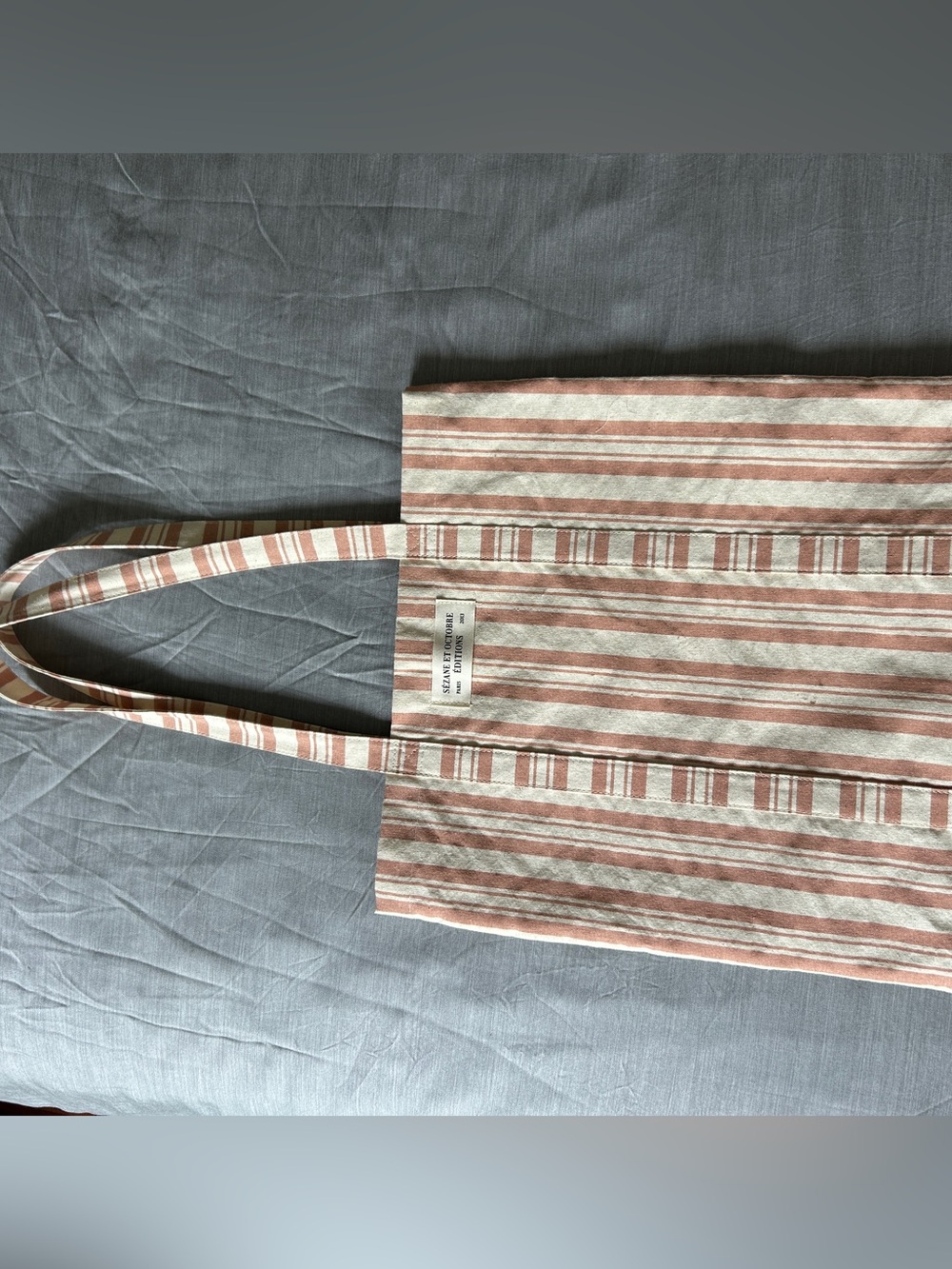Sezane Canvas Tote Bag